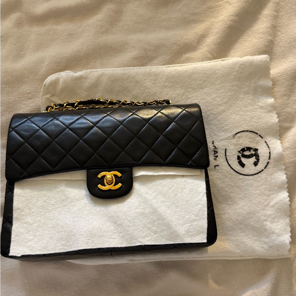 Chanel Black Quilted Leather Bag